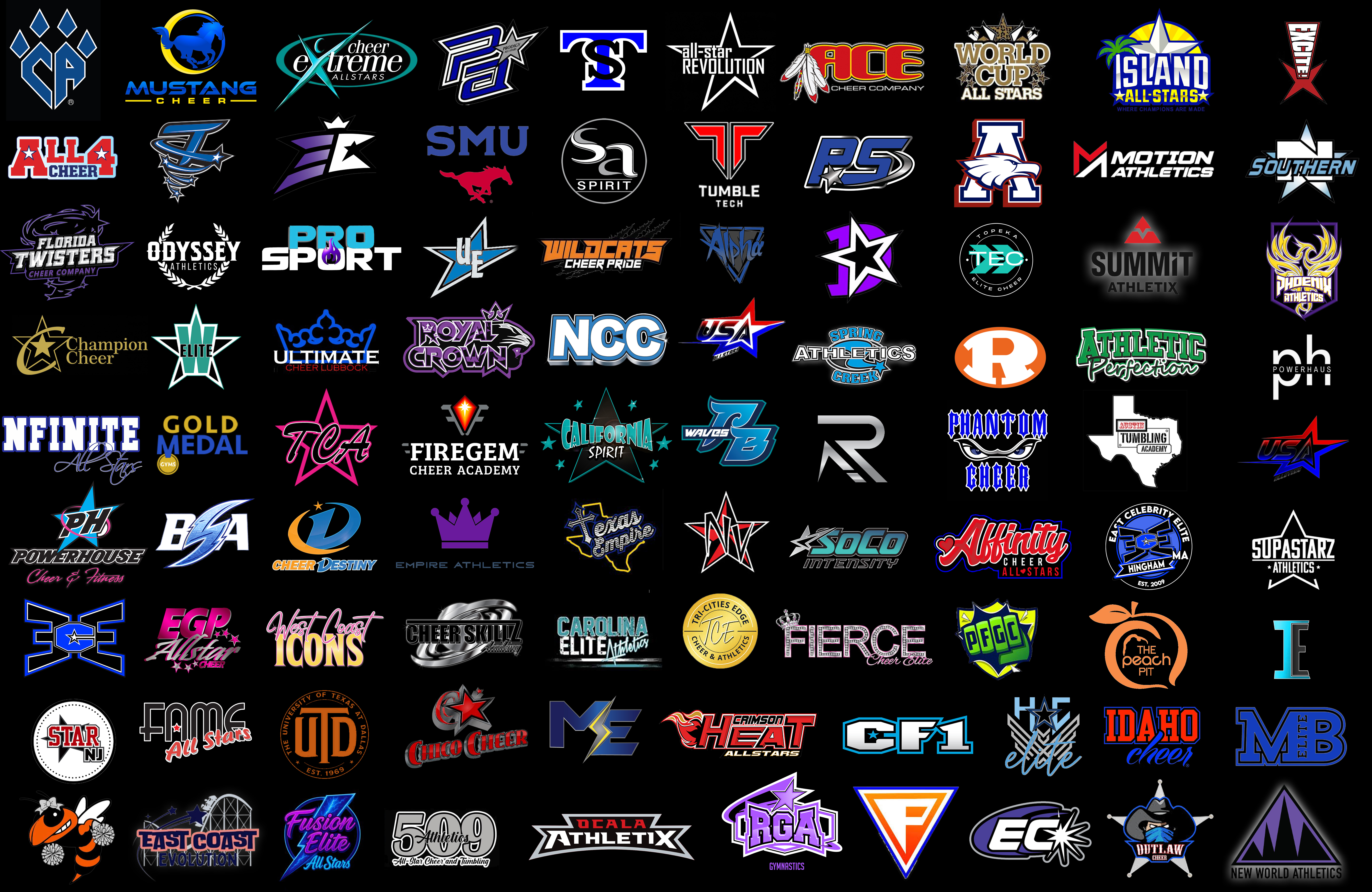 Cheer gyms and athletic programs served by Sportraits